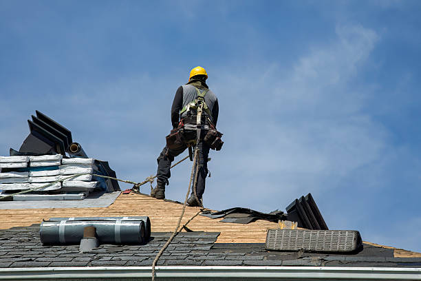 Professional Roofing technician working in Swiss, WV
